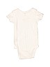 Carter's 100% Cotton White Short Sleeve Onesie 9-12 MO / 12 MO - photo 2