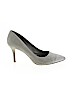 BCBG Paris 100% Leather Gray Heels Size 7 1/2 - photo 1