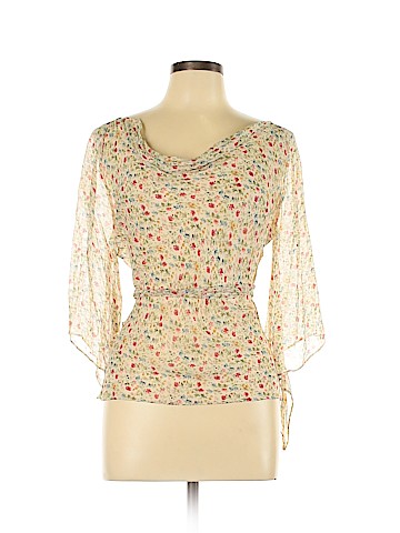 Laundry by Shelli Segal Long Sleeve Silk Top (view 1)
