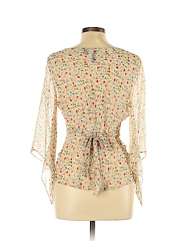 Laundry by Shelli Segal Long Sleeve Silk Top (view 2)