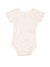 Carter's 100% Cotton Solid White Short Sleeve Onesie 9-12 MO / 12 MO - photo 2