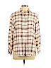 Maje 100% Viscose Tan Long Sleeve Button-Down Shirt Size Lg (3) - photo 1