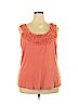 Elle Orange Sleeveless Top Size 3X - photo 1
