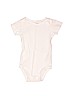 Carter's 100% Cotton White Short Sleeve Onesie 9-12 MO / 12 MO - photo 1