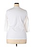 Studio Works 100% Cotton White 3/4 Sleeve Top Size 2X - photo 2