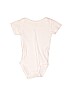 Carter's 100% Cotton Solid White Short Sleeve Onesie 9-12 MO / 12 MO - photo 1
