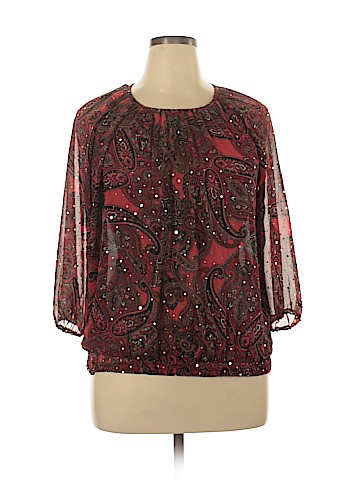 Cathy Daniels 3/4 Sleeve Blouse (view 1)