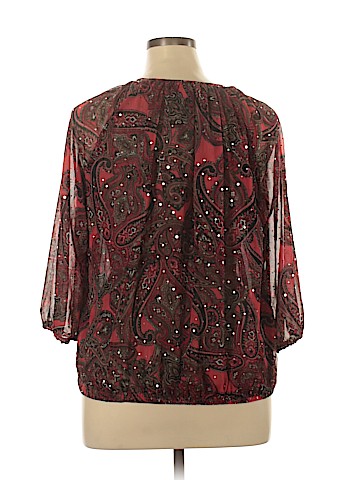 Cathy Daniels 3/4 Sleeve Blouse (view 2)