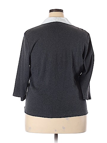 Karen Scott 3/4 Sleeve Top (view 2)