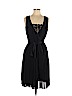 Ann Taylor LOFT 100% Polyester Black Cocktail Dress Size 8 (petite) - photo 1