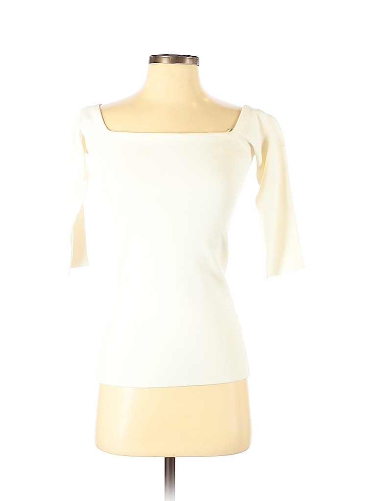 RACHEL Rachel Roy Ivory 3/4 Sleeve Top Size XS - photo 1