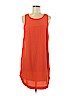 H&M 100% Polyester Orange Casual Dress Size 8 - photo 1