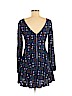 Dina Be 100% Rayon Blue Casual Dress Size S - photo 2