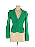 Nanette Lepore 100% Cotton Green Blazer Size M - photo 1