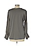 Ann Taylor Gray Long Sleeve Blouse Size L - photo 2