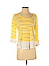 Talbots Yellow 3/4 Sleeve Top Size S (petite) - photo 1