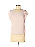 H&M 100% Polyester Pink Short Sleeve Blouse Size 6 - photo 1