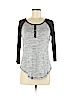 rue21 Gray 3/4 Sleeve Henley Size M - photo 1