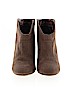 Just Fab Brown Ankle Boots Size 8 - photo 2
