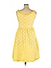 London Times 100% Cotton Yellow Casual Dress Size 14 - photo 2