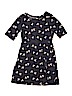 Old Navy 100% Cotton Print Blue Dress Size 8 - photo 1