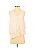 H&M 100% Polyester Pink Sleeveless Blouse Size 4 - photo 1