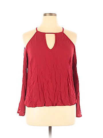 Mossimo Supply Co. Long Sleeve Blouse (view 1)