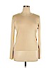 Ann Taylor 100% Silk Tan Silk Pullover Sweater Size XL - photo 1