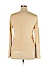 Ann Taylor 100% Silk Tan Silk Pullover Sweater Size XL - photo 2