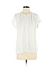 Pleione 100% Polyester White Short Sleeve Blouse Size S - photo 1