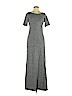 Roxy 100% Cotton Gray Casual Dress Size M - photo 1