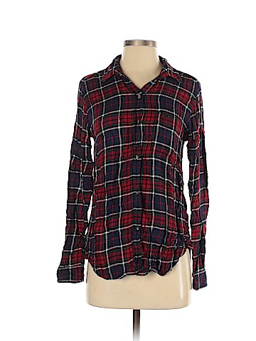 American Eagle Outfitters Long Sleeve Button-Down Shirt (view 1)