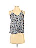 Wet Seal 100% Polyester Blue Sleeveless Blouse Size S - photo 1