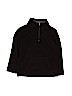 The Children's Place 100% Polyester Solid Black Fleece Jacket Size 4 - photo 1