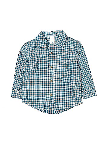 Janie and Jack Long Sleeve Button-Down Shirt (view 1)