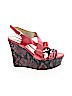 Carlos by Carlos Santana Red Wedges Size 6 1/2 - photo 1