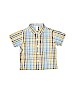 Janie and Jack 100% Cotton Blue Short Sleeve Button-Down Shirt Size 18-24 mo - photo 1
