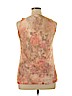 DressBarn 100% Cotton Orange Sleeveless Top Size XL - photo 2