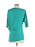 BCBGMAXAZRIA Teal Short Sleeve Top Size XS - photo 2