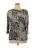 AK Anne Klein Black 3/4 Sleeve Top Size XL - photo 1