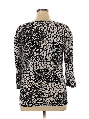 AK Anne Klein 3/4 Sleeve Top (view 2)