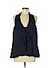 Liquid 100% Polyester Blue Sleeveless Blouse Size 8 - photo 1