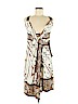 Diane von Furstenberg 100% Silk Ivory Casual Dress Size 0 - photo 1