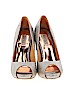 Badgley Mischka 100% Leather Silver Heels Size 9 - photo 2