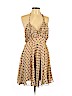 Forever 21 100% Polyester Tan Casual Dress Size L - photo 1
