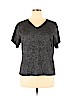 Susan Graver Silver 3/4 Sleeve Top Size XL - photo 1