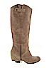 Fergie 100% Leather Tan Boots Size 8 1/2 - photo 1
