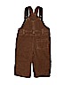 Arizona Jean Company 100% Cotton Solid Brown Overalls 9-12 MO / 12 MO - photo 2