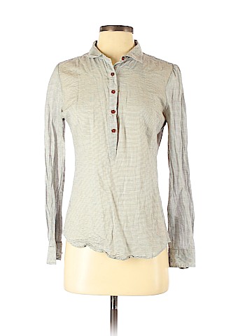 Birds of Paradis by Trovata Long Sleeve Henley (view 1)