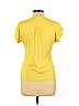 Liz Claiborne Yellow Short Sleeve Henley Size M (petite) - photo 2